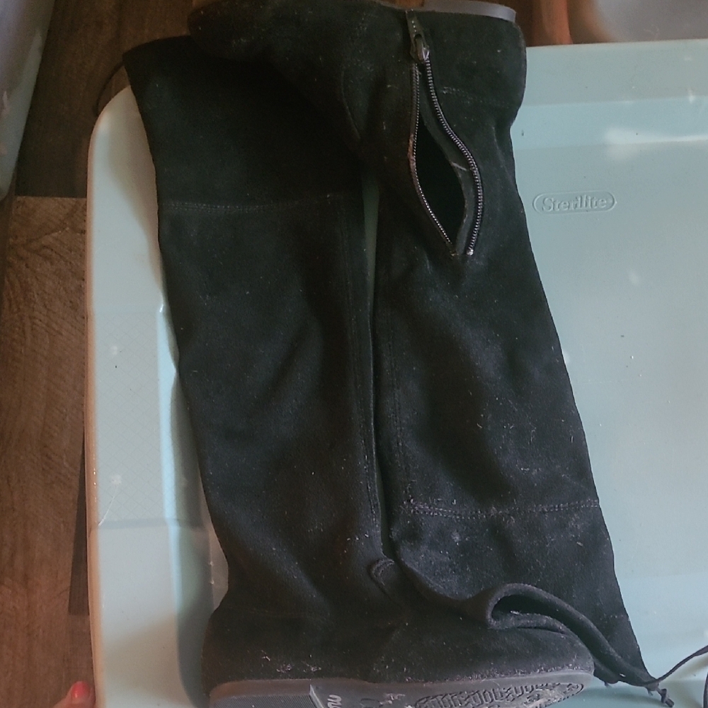 GB Girls Black Kids Boots